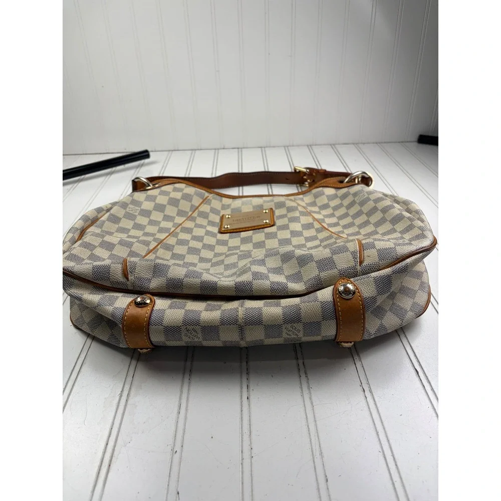 Louis Vuitton Vintage Damier Azur Canvas Hobo Galliera PM Shoulder Bag $1600
